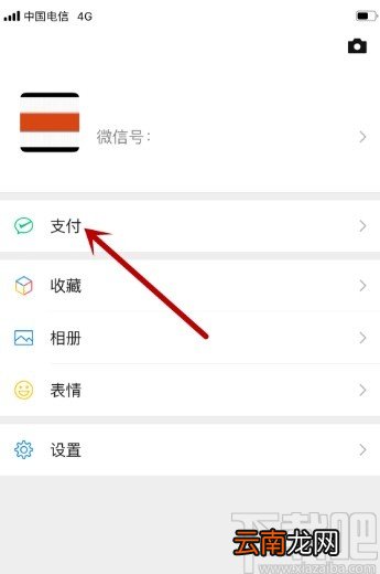微信APP赠送亲属卡的方法