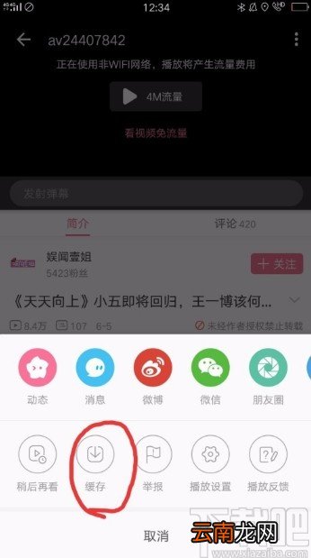 哔哩哔哩app下载视频的操作方法