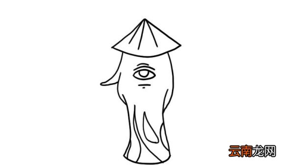 大鱼海棠简笔画