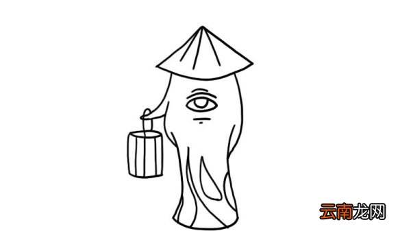 大鱼海棠简笔画