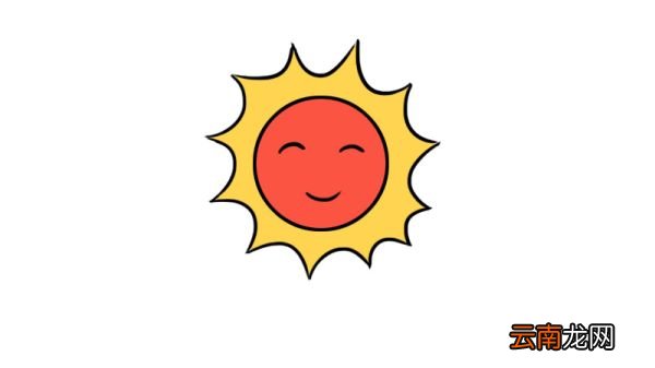 卡通太阳图片简笔画 卡通太阳的简单画法