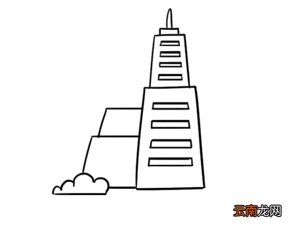 高楼大厦简笔画 高楼大厦简笔画画法