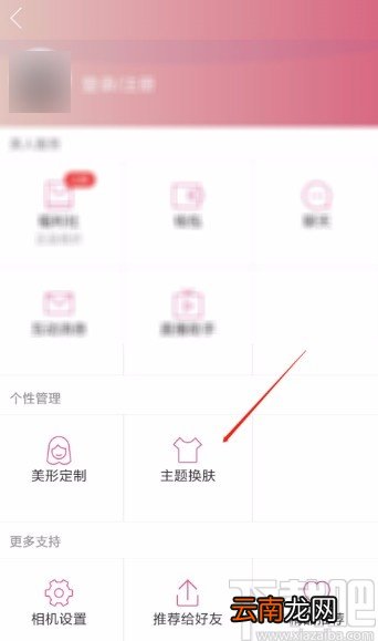 美人相机APP更换主题皮肤的方法