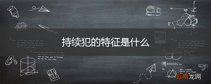 持续犯的特征是什么