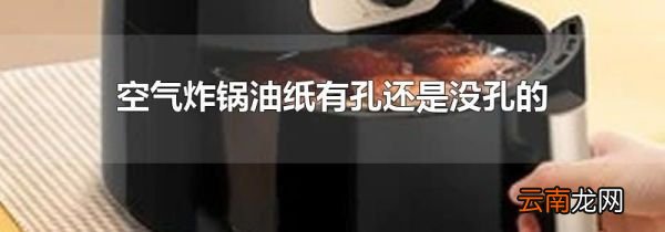 空气炸锅油纸有孔还是没孔的