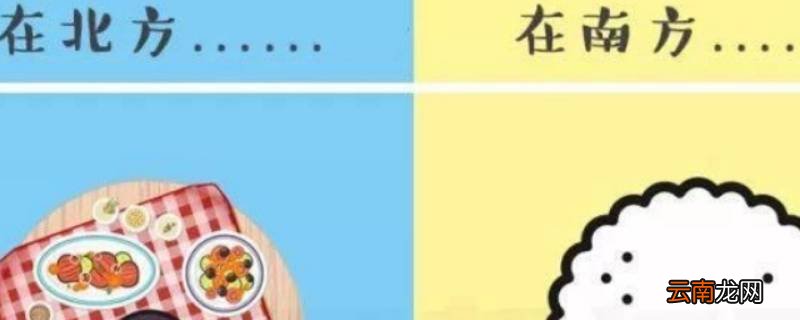 南北方差异表现在哪些方面