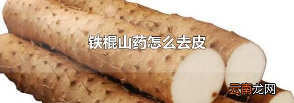 铁棍山药怎么去皮