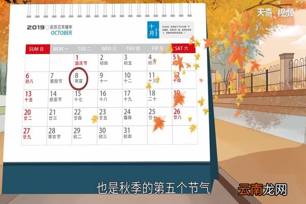 寒露节气是什么时候