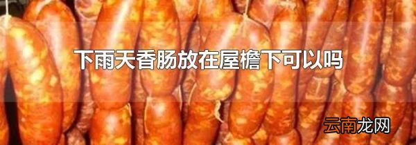 下雨天香肠放在屋檐下可以吗