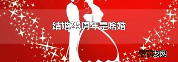 结婚25周年是啥婚
