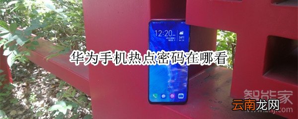 华为手机热点密码在哪看