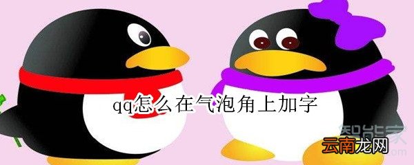 qq怎么在气泡角上加字