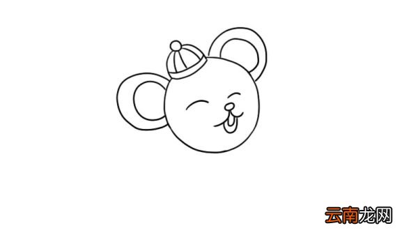 新年小老鼠简笔画怎么画