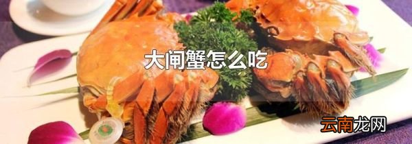大闸蟹怎么吃