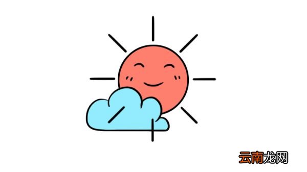 卡通太阳图片简笔画 太阳的卡通画法