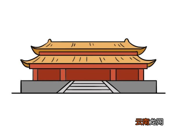 故宫简笔画 故宫简笔画画法