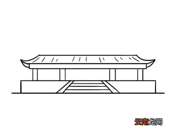 故宫简笔画 故宫简笔画画法