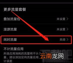 华为手机开启闲时流量功能的方法