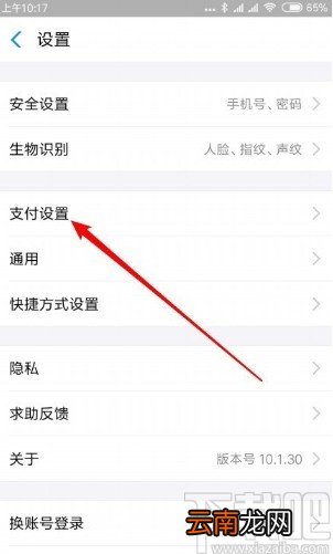 支付宝APP关闭免密支付功能的方法