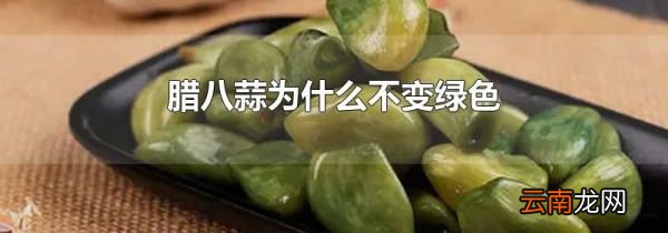 腊八蒜为什么不变绿色