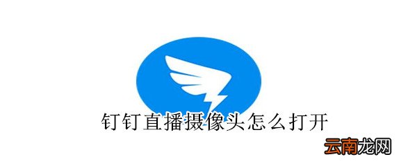 钉钉直播摄像头怎么打开