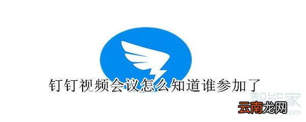 钉钉视频会议怎么知道谁参加了