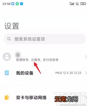 小米手机云服务开启密码管家功能的方法