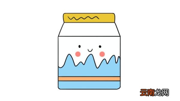 牛奶简笔画的画法牛奶简笔画步骤
