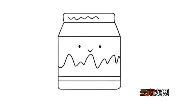 牛奶简笔画的画法牛奶简笔画步骤