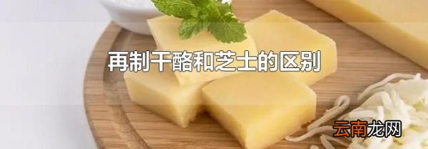 再制干酪和芝士的区别