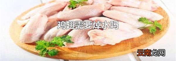 鸡翅需要焯水吗