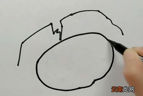 戴草帽的南瓜简笔画 戴草帽的南瓜怎么画