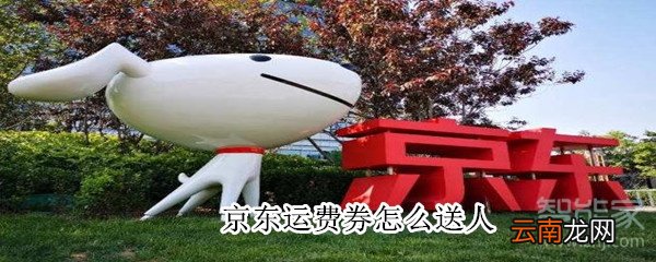 京东运费券怎么送人