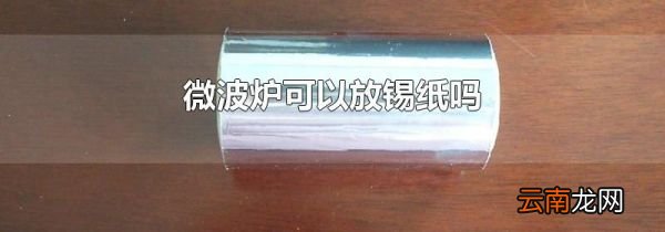 微波炉可以放锡纸吗