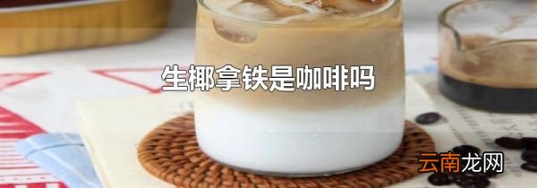 生椰拿铁是咖啡吗