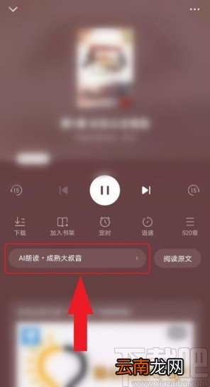番茄免费小说APP设置听书的操作方法
