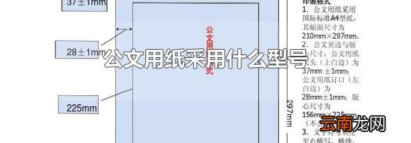 公文用纸采用什么型号