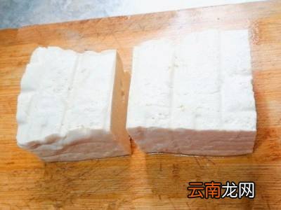豆腐怎么切三角块