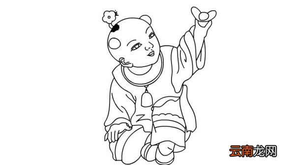 年画娃娃 年画娃娃怎么画