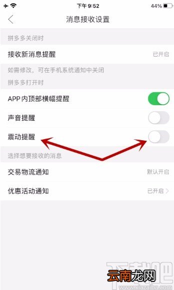 拼多多APP开启震动提醒的方法
