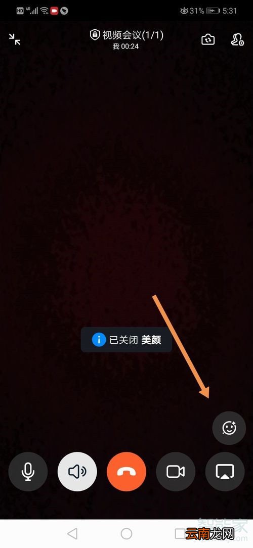 手机钉钉视频会议怎么开美颜