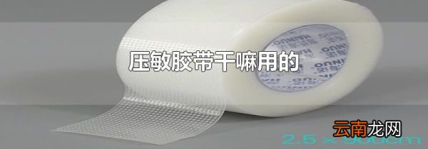 压敏胶带干嘛用的