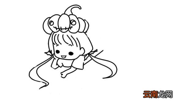 快乐万圣节简笔画