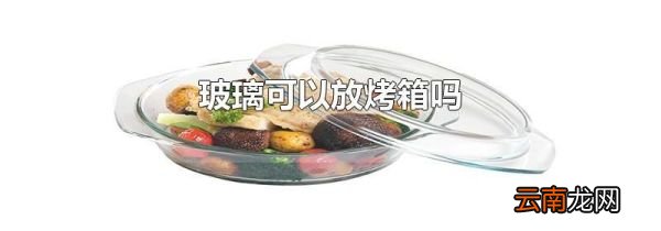 玻璃可以放烤箱吗