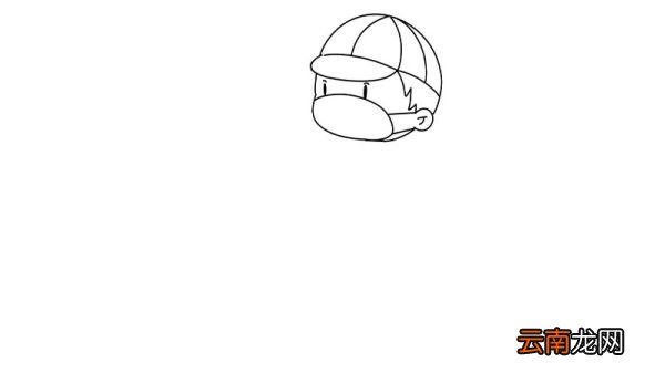 戴口罩的小男孩简笔画怎么画戴口罩的小男孩简笔画步骤