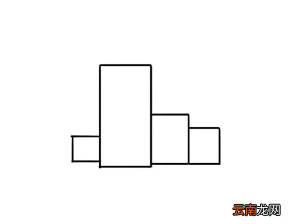 高楼大厦简笔画 高楼大厦的画法步骤