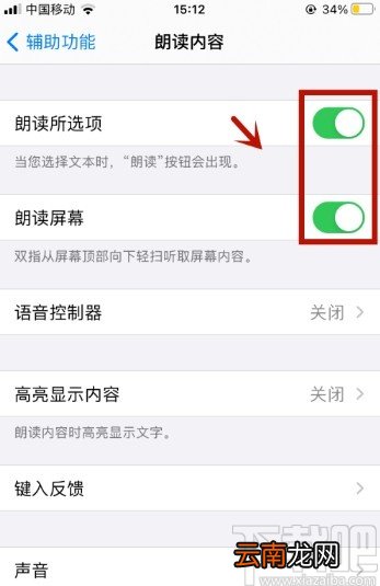 iPhone朗读屏幕文本的操作方法