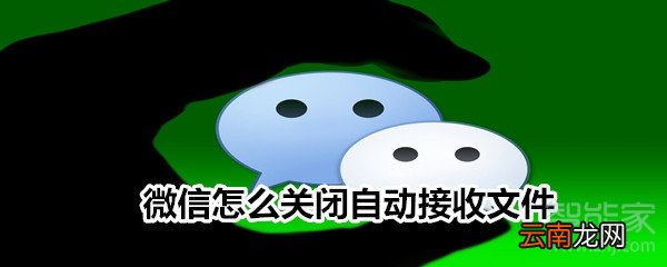 微信怎么关闭自动接收文件