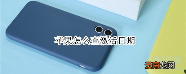苹果怎么查激活日期