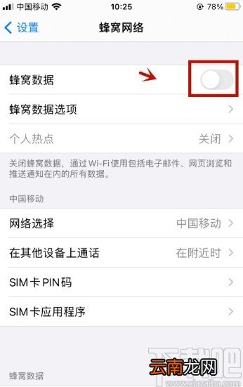 苹果手机打开数据流量的操作方法